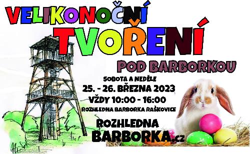 Velikono�n� tvo�en� pod rozhlednou Barborka